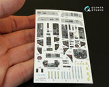 1/48 Quinta Studio F-105G 3D-Printed Interior on decal paper (for Hobby Boss kit) 48073