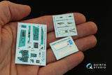 1/48 Quinta Studio MiG-21PFM  (turquoise color panels) 3D-Printed Interior (for Eduard  kit) 48077