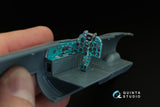 1/48 Quinta Studio MiG-21PFM  (turquoise color panels) 3D-Printed Interior (for Eduard  kit) 48077