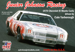 1/25 Salvinos JR Junior Johnson Racing 1974 Chevrolet Monte Carlo Cale Yarborough