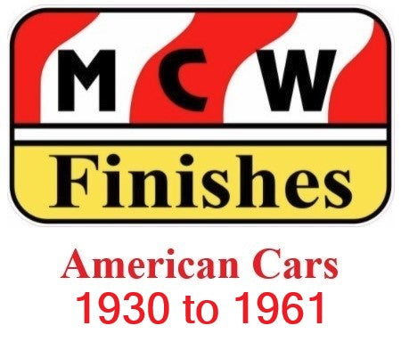 MCW - Model Car World American Cars 1930-62 Enamel Paints