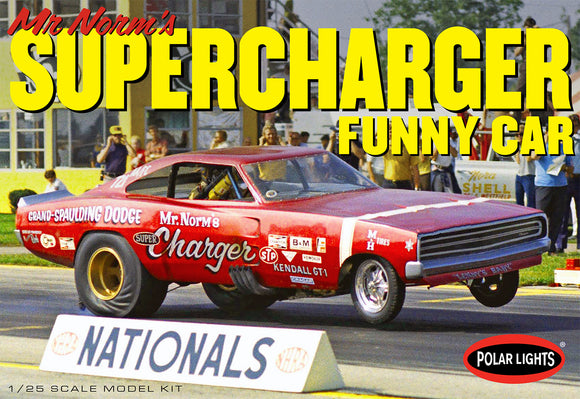 1/25 Polar Lights 1969 DODGE CHARGER MR. NORM Funny Car #989