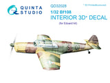 1/32 Quinta Studio Bf 108 3D-Printed Interior (for Eduard kit) 32028