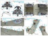 1/32 Quinta Studio F-4E 3D-Printed Interior (for Revell / Academy kits) 32039