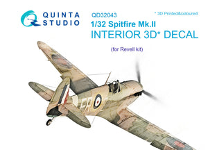1/32 Spitfire Mk. II 3D-Printed Interior (for Revell kit) 32043