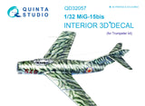 1/32 Quinta Studio MiG-15bis 3D-Printed Interior (Trumpeter & Hobbycraft) 32057