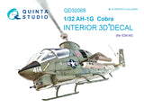 1/32 Quinta Studio AH-1G Cobra 3D-Printed Interior (for ICM kit) 32068