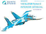 1/32 Quinta Studio Su-27UB 3D printed interior (for Trumpeter  kit) 32072