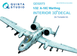 1/32 Quinta Studio A-10C 3D-Printed Interior (for Trumpeter kit) 32073