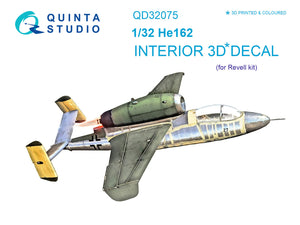 1/32 He-162 3D-Printed Interior (for Revell kit) 32075