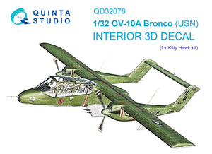1/32 Quinta Studio OV-10A USN Version 3D-Printed Interior (for Kitty Hawk kit) 32078