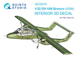 1/32 Quinta Studio OV-10A USN Version 3D-Printed Interior (for Kitty Hawk kit) 32078