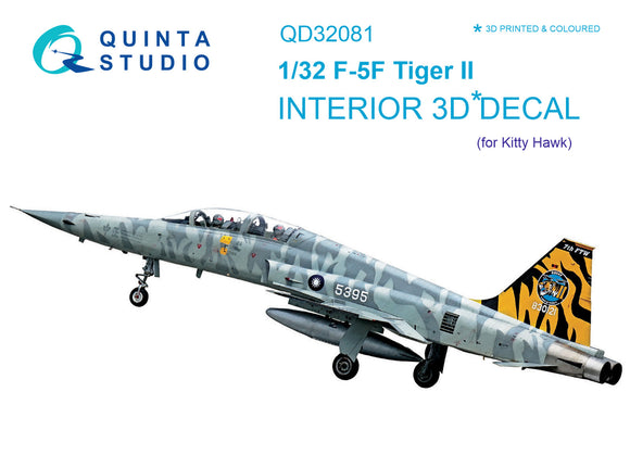 1/32 F-5F 3D-Printed Interior (for Kitty Hawk kit) 32081