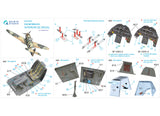 1/32 Quinta Studio Bf 109G-2/G-4 3D-Printed Interior (for Hasegawa kit) 32083