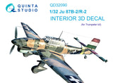 1/32 Quinta Studio Ju 87B-2/R-2 3D-Printed Interior (for Trumpeter kit) 32090