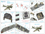 1/32 Quinta Studio Ju 87A 3D-Printed Interior (for Trumpeter kit) 32091