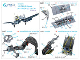 1/32 Quinta Studio F4U-1D  Corsair 3D-Printed Interior (for Tamiya) 32092