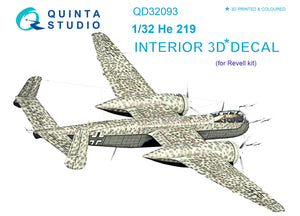 1/32 Quinta Studio He 219 3D-Printed Interior (for Revell kit) 32093
