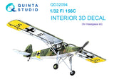 1/32 Quinta Studio Fi 156C 3D-Printed Interior (for Hasegawa kit) 32094