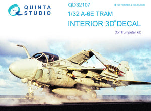 1/32 Quinta Studio A-6E TRAM 3D-Printed Interior (for Trumpeter kit) 32107
