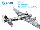 1/32 Quinta Studio Ju 88A-4 3D-Printed Interior (for Revell kit) 32114