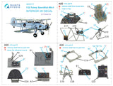 1/32 Quinta Studio Fairey Swordfish Mk.II 3D-Printed Interior (for Trumpeter kit) 32117