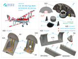 1/32 Quinta Studio DH 82A Tiger Moth 3D-Printed Interior (for ICM kit) 32124