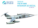 1/32 Quinta TF-104G 3D-Printed Interior (for Italeri kit) 32130