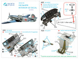 1/32 Quinta Studio Yak-9 T/K 3D-Printed Interior (for ICM kit) 32159