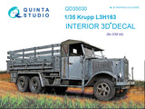 1/35 Quinta Studio Krupp L3H163 3D-Printed Interior (for Tamiya kit) 35030