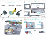 1/35 Quinta Studio UAZ 452 3D-Printed Interior (for Zvezda kits) 35040