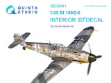 1/35 Quinta Studio Bf 109G-6 3D-Printed Interior (for Border) 35041