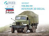 1/35 Quinta Studio ZiS-151 Family 3D-Printed Interior (for Zvezda kits) 35047