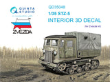1/35 Quinta Studio STZ-5 3D-Printed Interior (for Zvezda kits) 35048