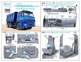 1/35 Quinta Studio KAMAZ 65115 Dump truck 3D-Printed Interior (for Zvezda kits) 35053