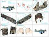 1/35 Quinta Studio Ju 87G 3D-Printed Interior (for Border) 35054