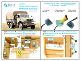 1/35 Quinta Studio GMC CCKW 352 Cargo Truck 3D-Printed Interior (for Hobby Boss kit) 35060