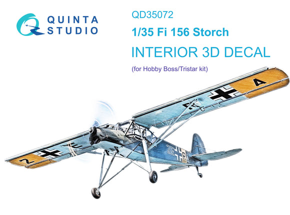 1/32 Quinta Studio Fi 156C 3D-Printed Interior (Hobby Boss (ex-Tristar) 35072