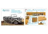 1/35 Quinta Studio Sd.Kfz.6-1 BN9b 3D-Printed Interior (for Bronco kits) 35075