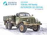 1/35 Quinta Studio ZiL-157 Family 3D-Printed Interior (for Trumpeter kits) 35086