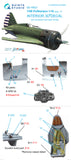 1/48 I-16 type 5 3D-Printed Interior (for conversion from all I-16 type 10 kits) 48021