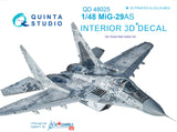 1/48 MiG-29AS (Slovak AF version) 3D-Printed Interior (for GWH kits) 48025