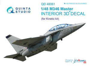 1/48 Quinta Studio M346 Master 3D-Printed Interior (for Kinetic kit) 48061