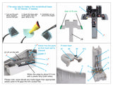 1/48 Mitsubishi F-1 3D-Printed Interior (for Hasegawa kits) 48064