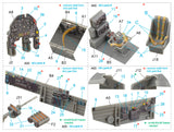 1/48 Quinta Studio Ju 87B-2/R-2 3D-Printed Interior (for Hasegawa kit) 48098