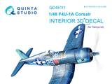 1/48 F4U-1A Corsair 3D-Printed Interior (for Tamiya) 48111