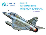 1/48 Quinta Mirage 2000N full set 3D-Printed Interior (for Kinetic kit) 48117