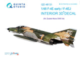 1/48 F-4E & F-4EJ 3D-Printed Interior(for ZM SWS kits) 48131