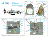 1/48 Quinta Studio Spitfire Mk.V Late 3D-Printed Interior (for Tamiya kit) 48136