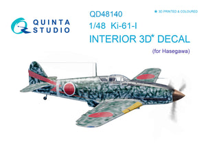 1/48 Quinta Ki-61-I 3D-Printed Interior (for Hasegawa kit) 48140